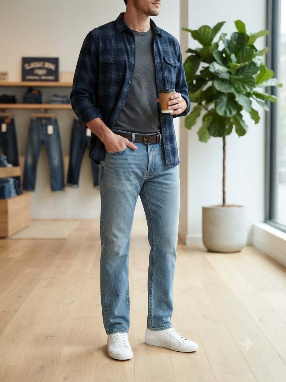 Levi's 505 Regular Fit Jeans Light Wash